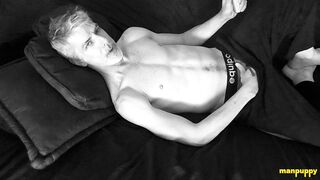 Hot DILF Richard Lennox Jacks His Throbbing Cock as He Vapes