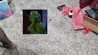 Goblin mode Twink Femboy opens his most recent Toy purchase!