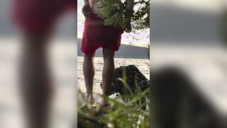 Just me masturbating in the nature in France - Solo camping amateur no cut