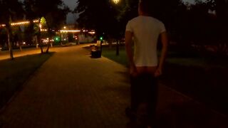 masturbate outside while the city wakes up