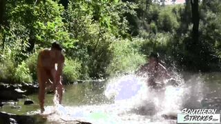 SOUTHERNSTROKES Joel Vargas Rubs Rudy Valentino Cock Outdoor