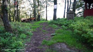 Cute Femboy blowing his BFs cock during a hike - NagisaIfs Adventure Blog #01