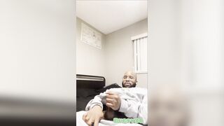 Playing With My Uncut Cock