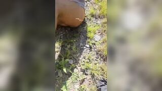 BBC Cruising Outside Bareback Creampie