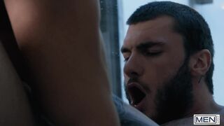 MENSEXGEAR - Pierce Paris has 2 surprises for the muscly man Danny Montero. The very first surprise