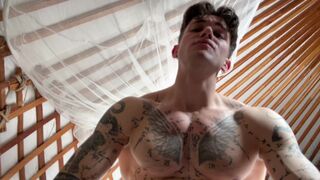 I arrived at my outdoor cabin and thought I need to break the couch in