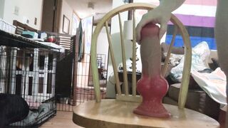 Femboy trans railing four big playthings