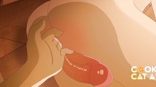 Finger have fun followed by tossing salad and a moist deep throat