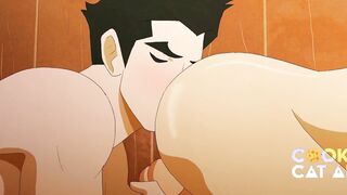 Finger have fun followed by tossing salad and a moist deep throat