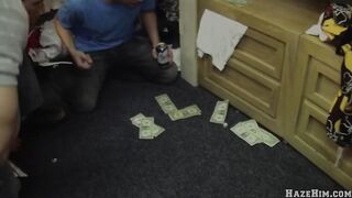 GAYWIRE - Frat Initiation Gets Insatiable As School Lads Glob To Their Knees For A Meaty Man sausage