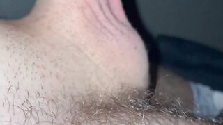 Father pummel vagina in slow-mo