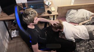 Part 1: A fellow bangs his uber-cute stepbrother, gives a oral oral, and plows the youngsters cock-squeezing a