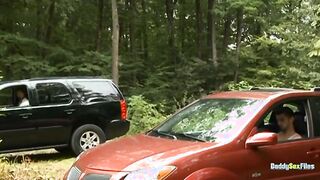 DaddySexFiles: Jake Steel And Will Swager Get Muddy In The Park And Van With Bryan Slater