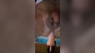 Pearly Ass fucking Solo giant Fuck stick sexmachine