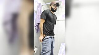 Caught During Cleaning – Couldn’t Fight back and Embarked Petting Myself