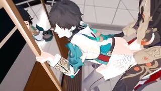 Blade/Dan Heng Honkai: Starlet Ride Yaoi