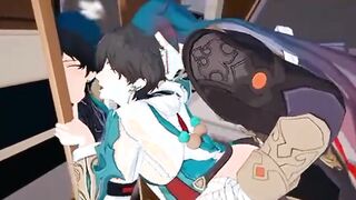 Blade/Dan Heng Honkai: Starlet Ride Yaoi