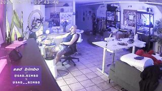 guest room homie caught masturbating off in briefs