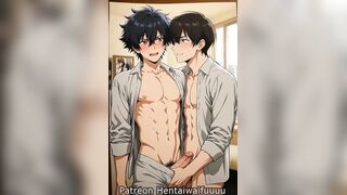 Reddening Anime Bottoms Fuckpole Gets Taunted By Superior Top