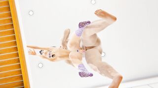 Femboy Yaoi - a rabbit femboy is screwed by a huge guy