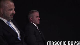 MasonicBoys - Uncertain dude opens up fuck hole and gets bred before dad cult