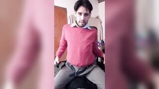 Trabajando con un gran faux-cock en mi bootie