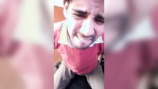 Trabajando con un gran faux-cock en mi bootie