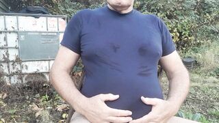 a few stomach spanks