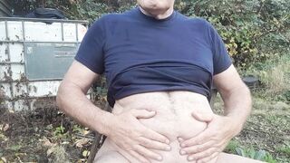 a few stomach spanks