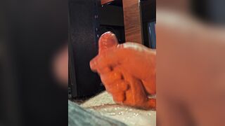 I stroked off my homie, he urinated himself and jizm