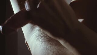 Hungry for own jizm school twunk plays with his unshaved pecker and crevasse