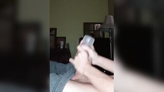 Milking with fucktoy I bought online