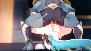 Mob x Danheng - Honkai Starlet Ride Yaoi Manga porn