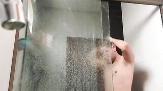 Afternoon tub and hair wash.