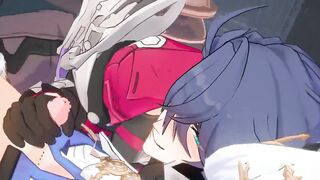 Gepard x Sampo - Honkai Starlet Ride R34 Lovemaking Toon