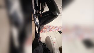 Puppy gets poked by a Admirer Plaything!