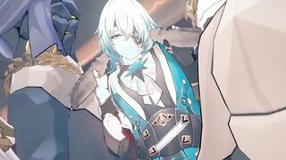 Mob x Anaxa - Honkai Starlet Ride Yaoi