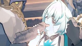 Mob x Anaxa - Honkai Starlet Ride Yaoi