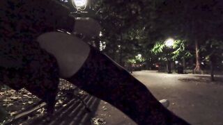 Ambling in the city in hardly any clothes on and urinating palms free-for-all. Nearly got caught