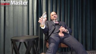 Idolize the suited Tormentors boots, uncircumcised manhood, pee and