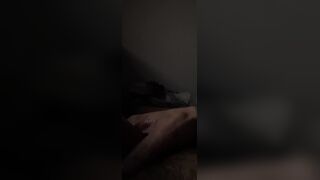 I woke up with an swelling in the night and stroking off