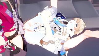 Gepard x Sampo - Honkai Starlet Ride R34 Romp Animated Manga porn
