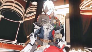 boothill x argenti - honkai starlet ride yaoi toon