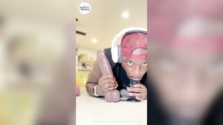 Jock Bjs XXL BIG BLACK COCK Faux-cock