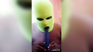 Huge arse Sissy Femboy Lana Saphire gives sloppiest Deep throat longing jizm