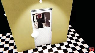 CHainsaw Guy Yaoi - aki Porked in a public wc