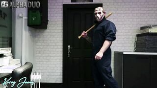 Muscle huge torso jason voorhees immense pierced bone prince albert horror parody