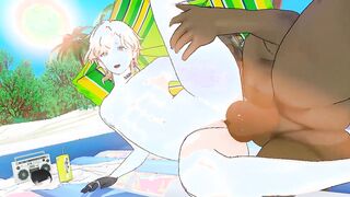 aventurine likes thick jizz-shotgun - honkai starlet ride