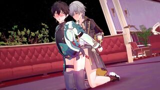 Caelus x Danheng - honkai starlet ride