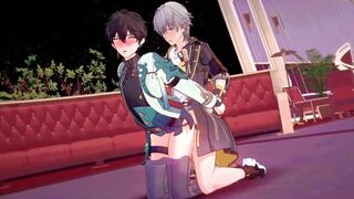 Caelus x Danheng - honkai starlet ride